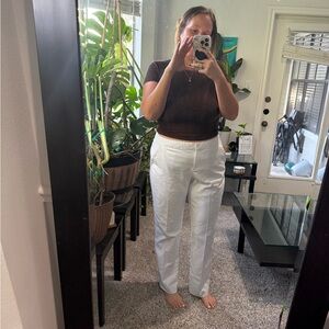 Chico's So Slimming White Pants size 2